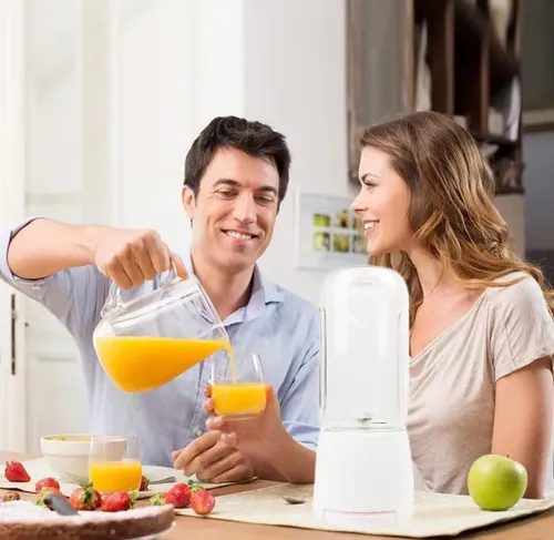Vaso Mini Licuadora Port til Manual De Cuerda Retr ctil