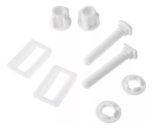 8pcs Tornillos Para Baño Asiento De Inodoro Tipo One-piece