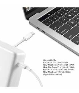 Cargador Macbook Pro Air L T 45w 60w 85w Mac C 29w 61w 87w