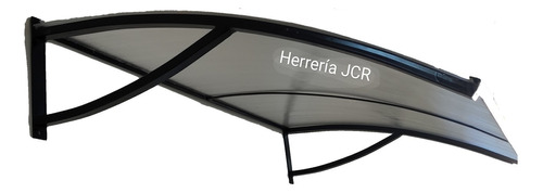 Alero Hierro Y Policarbonato Para Puertas Ventanas 110 X 60