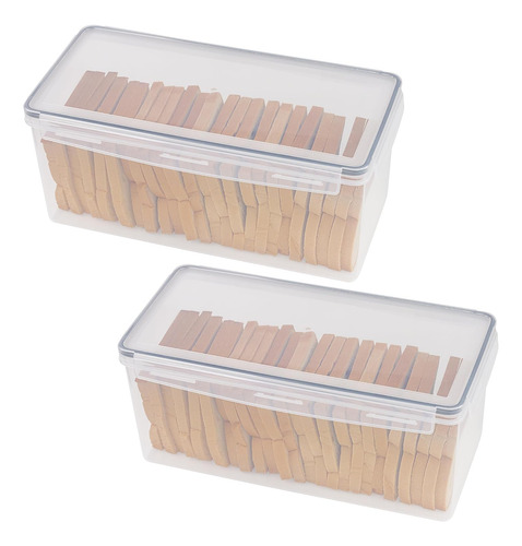 Paquete De 2 Cajas De Pan, Contenedor De Pan De Plásti...