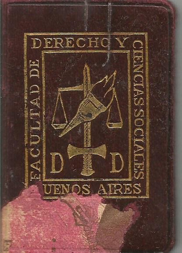 Antiguo Carnet Facultad De Derecho Y Ciencias Sociales B.  