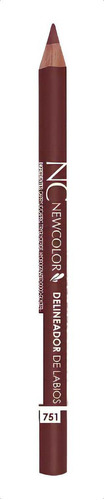 Delineador De Labios New Color N°751 Marrón Mix