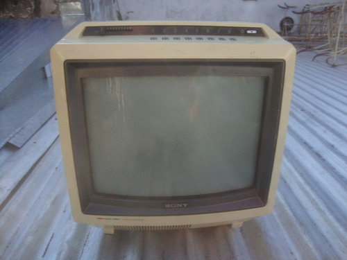 Vintage Tv Televisor Sony Trinitron Portátil Decoración