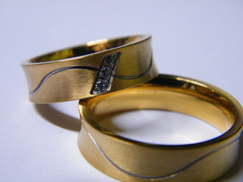 Anillo Elegante De Acero - Calidad Titanio Para Compromisos
