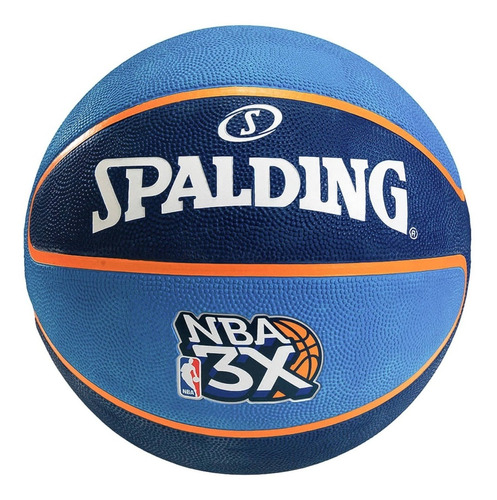 Pelota De Basquet Spalding Tf-33 Nba 3x Exterior Azul