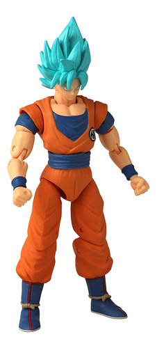 Figura De Acción Dragon Ball Super Dragon Stars Goku Blue V2