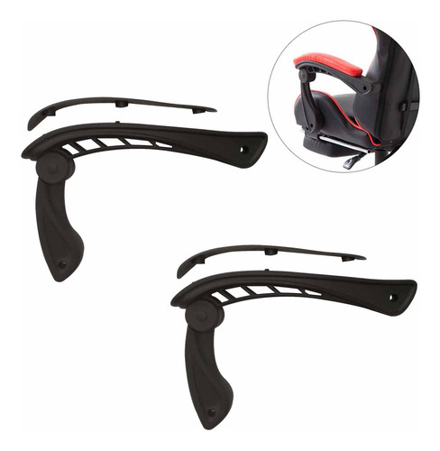 2x Reposabrazos De Silla De Oficina Universal 5 Agujeros