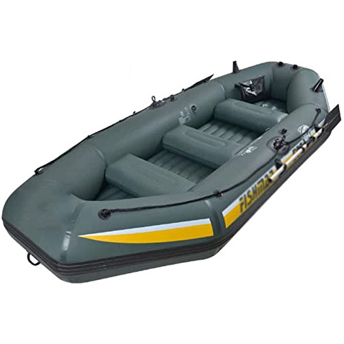 Fuerte Kayak Inflable Portátil Con Remos Balsa De Agua Bote 