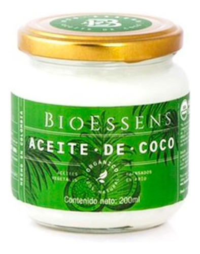 Aceite De Coco Orgánico X 200 Ml - Bioessens