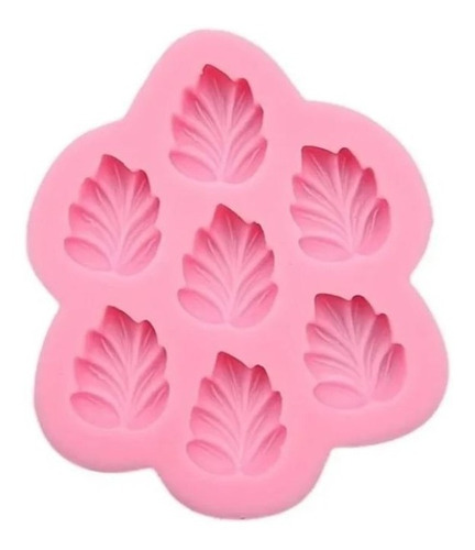 Molde Silicona Mini Hoja Palma Fondant Porcelana Liniers