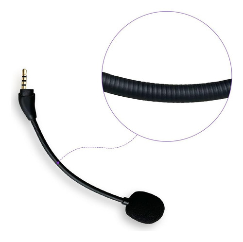Micrófono De Repuesto Compatible Con Auriculares Hyperx Clou