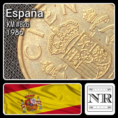 España - 100 Pesetas - Año 1986 - Km #826 - Rey Juan Carlos