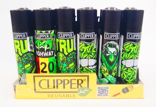 Encendedor Clipper Girl Weed Coleccionable Ramos Grow