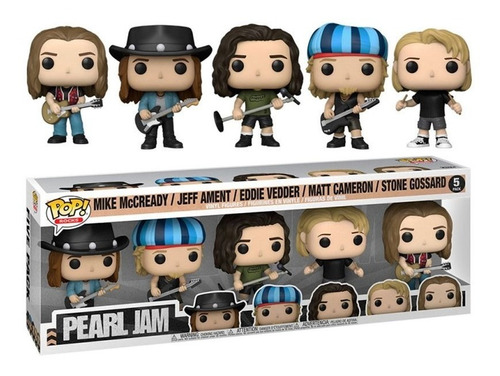 Funko Pop Rocks Set Pearl Jam Set De 5 U Banda Completa