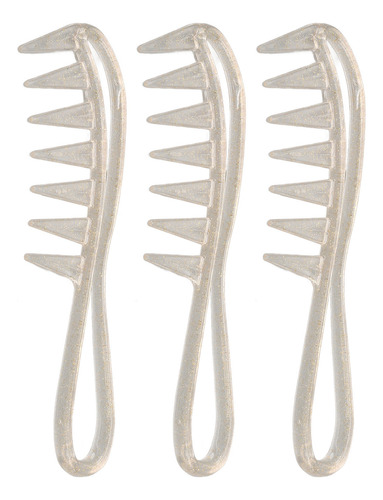 Peine Desenredante De Dientes Anchos, 10 Piezas, Mango Ergon