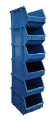 Comprar Kit Com 6 Gaveteiros Plástico Organizador Bin Nº 7 - Azul no Mercado Livre