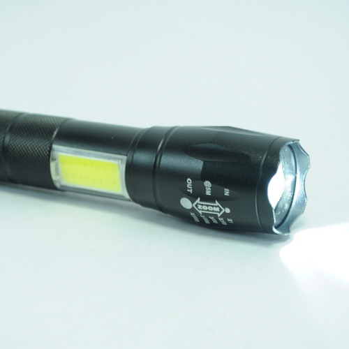 Linterna Tactica Led Recargable X Usb Con Zoom