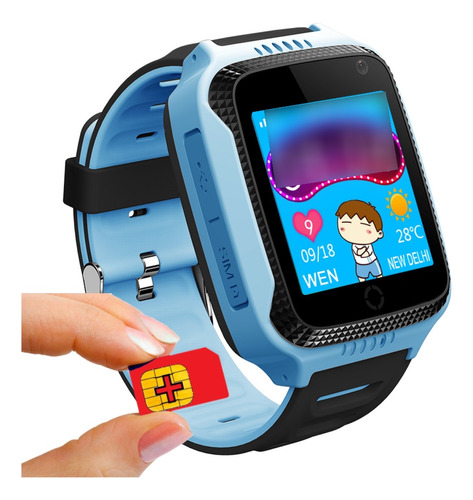 Compa Kids 8 Cámara Reloj Rastreador Niños Gps Celular S O S