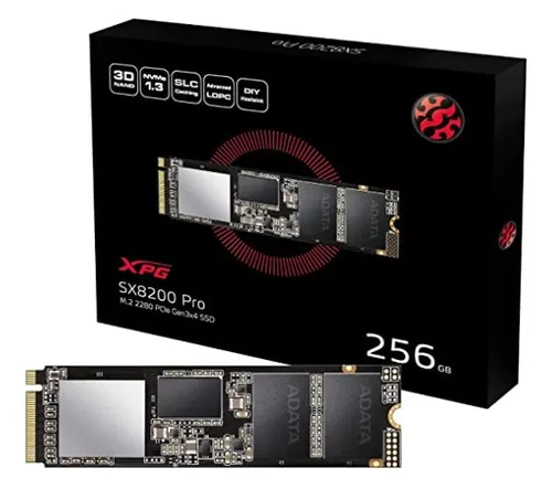comprar Ssd M.2 2280 Nvme\u002Fpcie 256gb Adata Xpg Sx8200 Pro Asx8200pnp