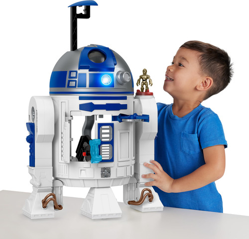Toy Fisher-price Imaginext Star Wars R2-d2 Con Luces Para Ni