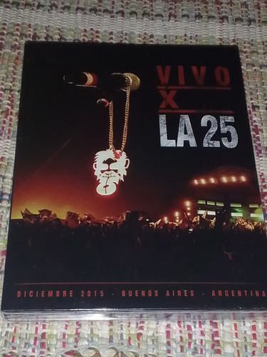 La 25 / Vivo X La 25 2 Cd + Dvd Show Nuevo Rock Nacional