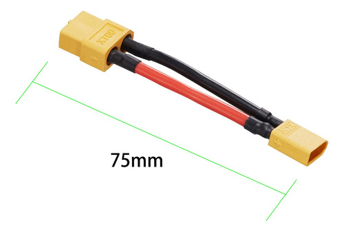 Conector Zhofonet Xt30 Macho A Xt60 Hembra Con Cable De 5 Cm