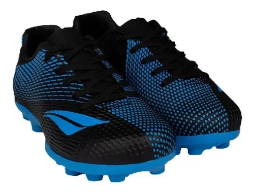 Botas de fútbol para niños jóvenes, zapatillas de fútbol con clavos negros,  eliminación de deducción giratoria