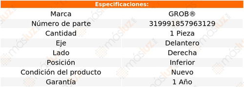 1- Horquilla Delantera Derecha Inf Altima 2015/2018 Grob