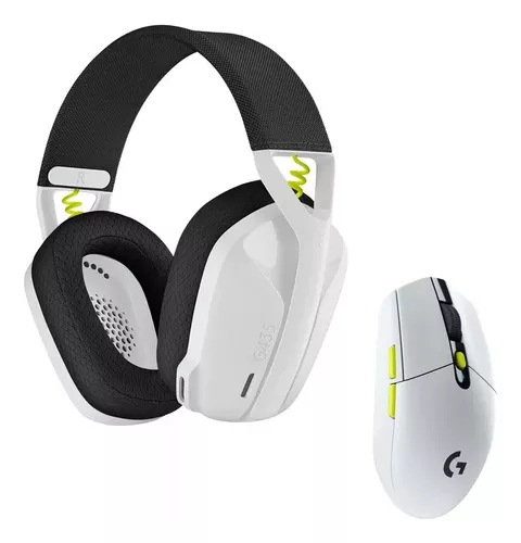 Logitech Pack G735 Auriculares Inalámbricos Gaming LIGHTSYNC RGB Blancos +  Soporte