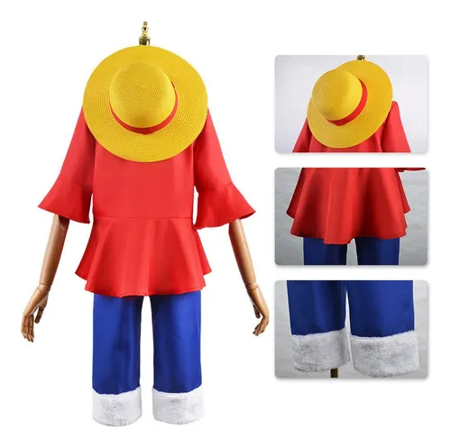 English, French And Spanish Disfraz De Luffy De One Piece Cosplay De Trajes De Cosplay