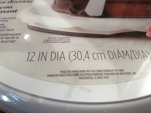 Plato , Bandeja , Base Giratora Wilton...comprado En Eeuu