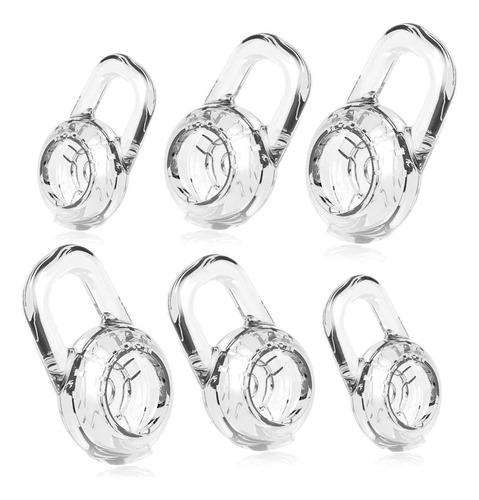 6 Clear Small Medium Large Eargels For Plantronics Discovery