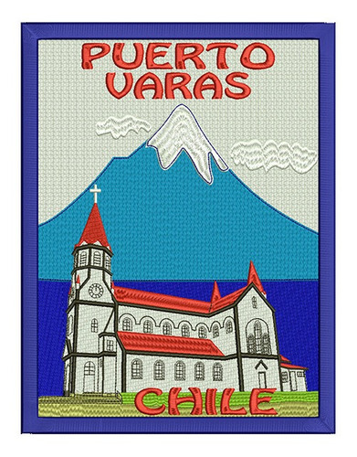 622 Parche Bordado Puerto Varas