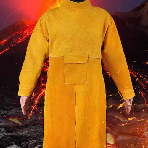 Delantal De Soldadura Con Mangas, Chaqueta De Longitud 85cm