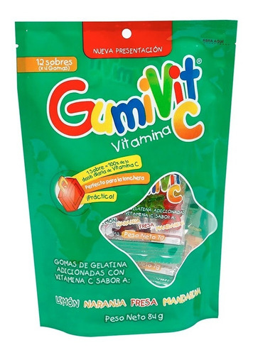 Gumivit® Vitamina C  12 Sobres - Unidad a $1692