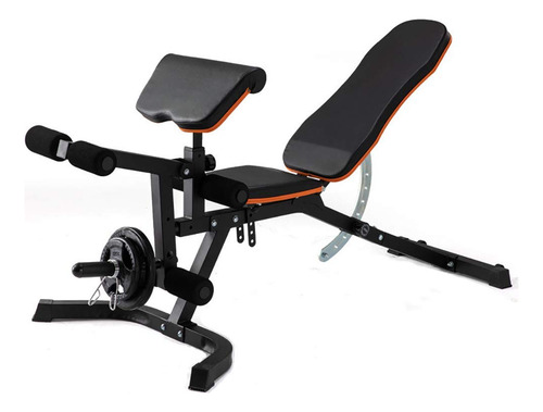 Gensdh Banco De Pesas Plegable Con Mancuernas Para Gimnasio