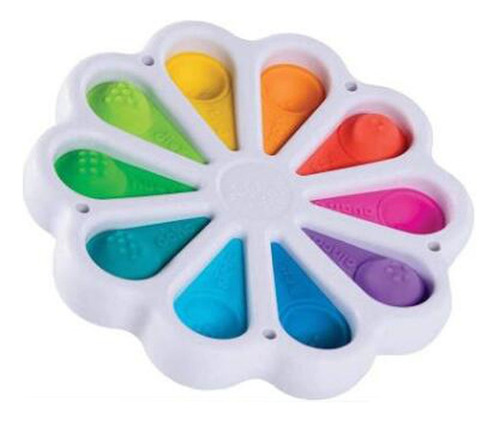 Flor Fidgets Juguete Arco Iris Burbuja Pop Up Juguetes Senso