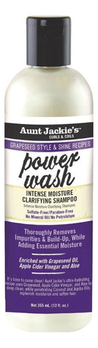 Aunt Jackie's Grapeseed Style Power Wash In E Moisture Cl