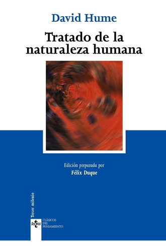 Imagen 1 de 3 de Tratado De La Naturaleza Humana, David Hume, Ed. Tecnos