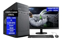 Comprar Computador Completo Fácil Intel Core I5 08gb Ddr3 Ssd 480 Gb