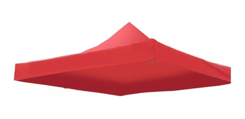 Carpa Lona Engomada Para Toldo 2x2 Metros Rojo Impermeable