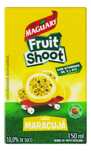 Suco de maracujá  Maguary  Fruit Shoot. sem glúten 150 ml 