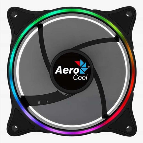 Imagen 1 de 5 de Fan Aerocool Eclipse 12 Argb - Dual Ring 