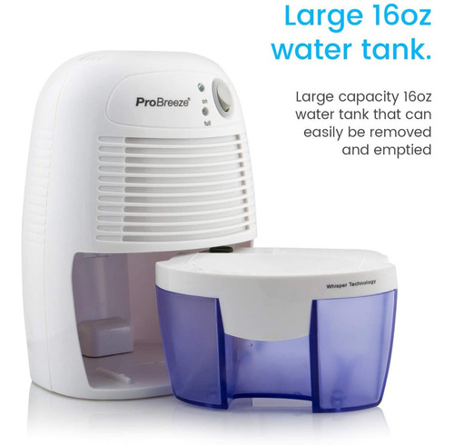 Imagen 6 de 8 de Deshumidificador Eléctrico Pro Breeze Evita Humedad Moho