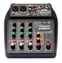 Comprar Mesa De Som 4 Canais Interface Usb Bluetoot Soundvoice Mc4bt