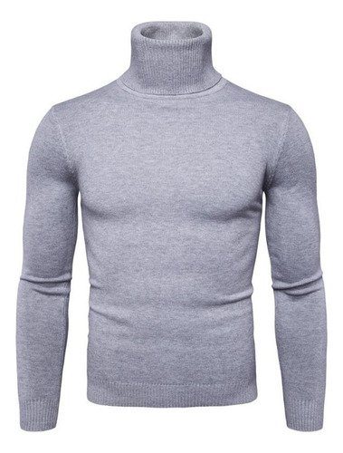 Jersey De Cuello Alto Para Hombre, Suéter De Corte