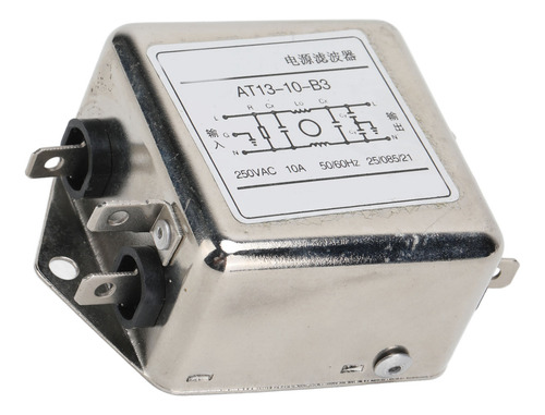 Filtro De Alimentación 250 Vac Emi Interferencia Electromagn