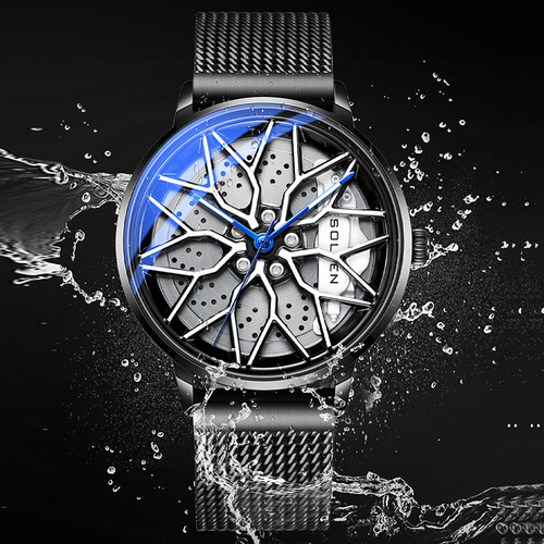 Relojes De Coche Sollen Con Llanta Giratoria