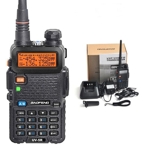 Radio Ht Dual Band(uhf+vhf) Baofeng Uv-5r + Fone Pronta Ent!